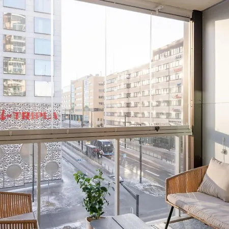 Sauna, Balcony, Wifi, Trainstation, Mall Of Tripla Apartamento Helsínquia